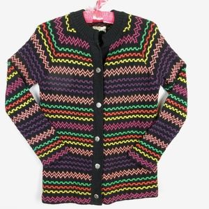 Vintage 1950's 1960's Cardigan Sweater, M / L